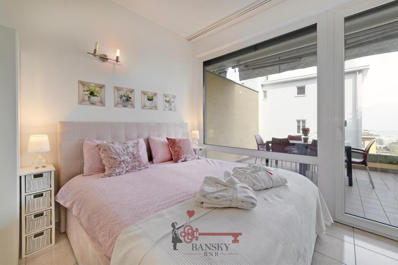 'Cuore Di Rose' Parking - Welcome Set, Netflix, For 4 Persons -By Easylife Swiss Лугано Экстерьер фото